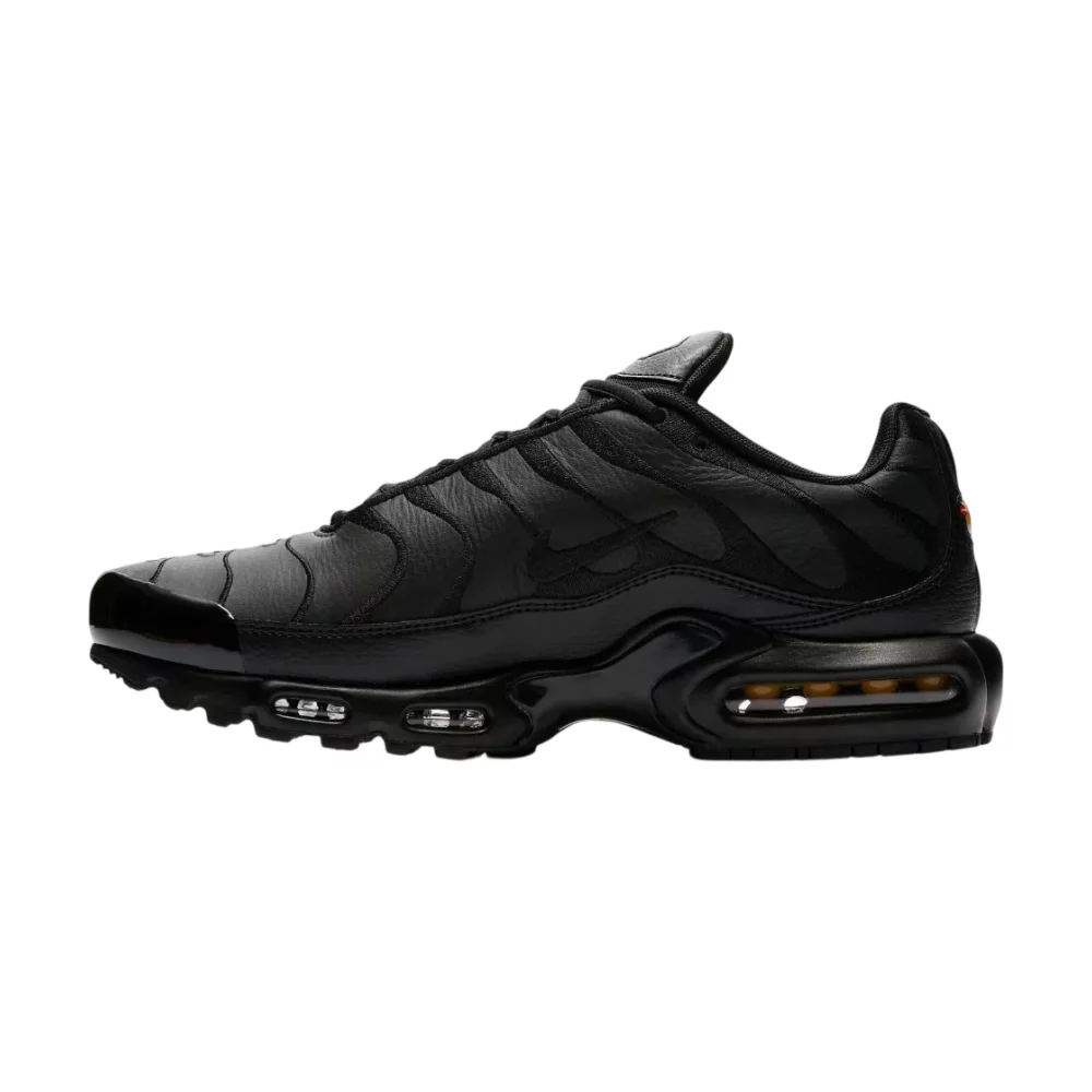 Bota Nike Air Max Plus Triple Black Leather