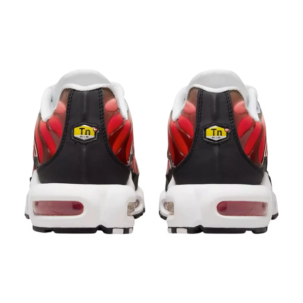 Bota Nike Air Max Plus White Black University Red