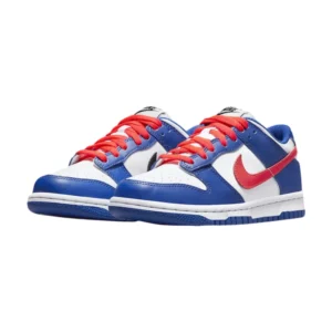Bota Nike Dunk Low Bright Crimson Game Royal (GS)