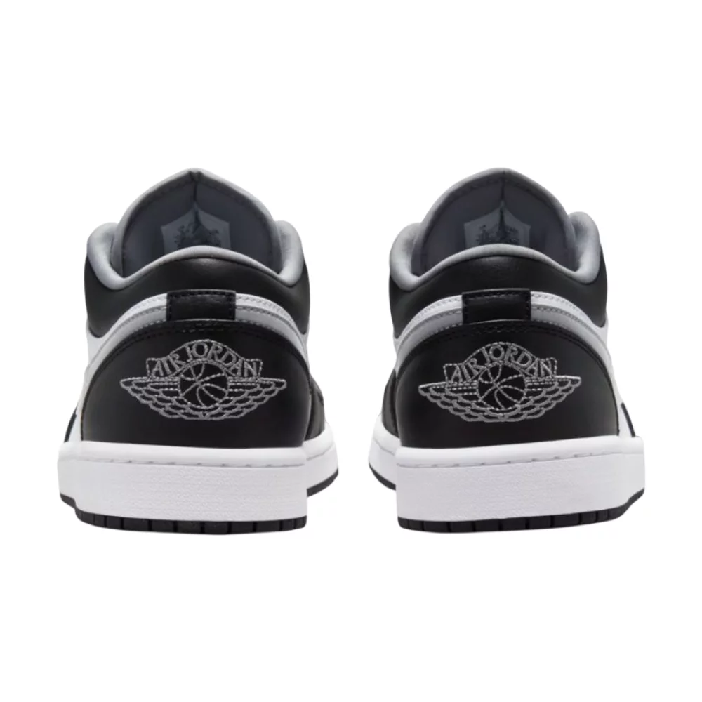 Bota Jordan 1 Low Black White Grey