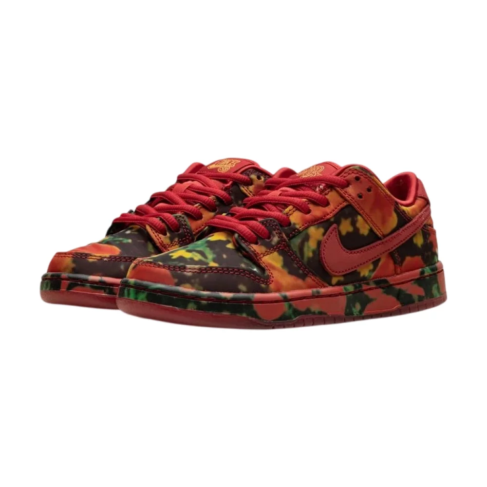 Bota Nike SB Dunk Low The Wizard of Oz Poppy Field