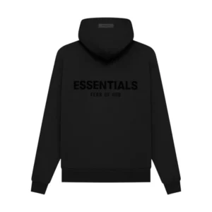 Bota Fear of God Essentials Pullover Chest Logo Hoodie Stretch Limo/Black