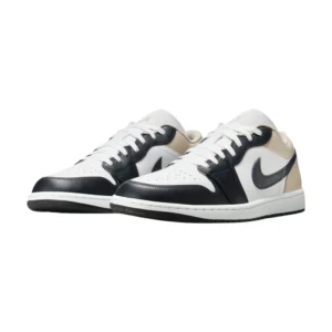 Bota Jordan 1 Low Black Toe Rattan