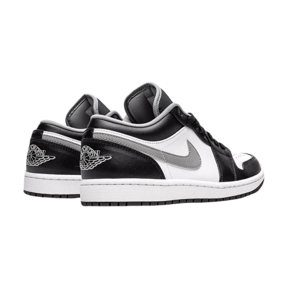 Bota Jordan 1 Low Black White Grey (GS)