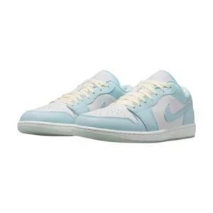 Bota Jordan 1 Low SE Glacier Blue Summit White