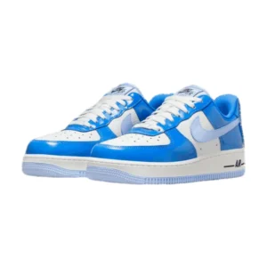 Bota Nike Air Force 1 Low Blue Patent (Women's)