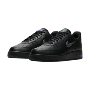 Bota Nike Air Force 1 Low Jewel Black Grey Royal