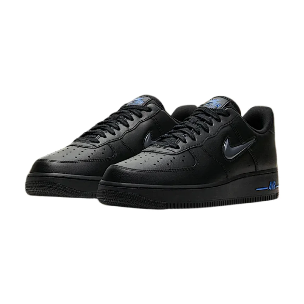 Bota Nike Air Force 1 Low Jewel Black Grey Royal