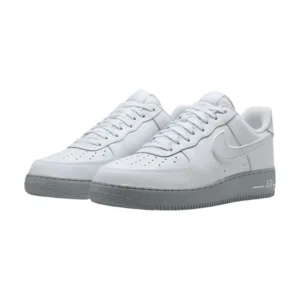Bota Nike Air Force 1 Low White Light Smoke Grey Sole