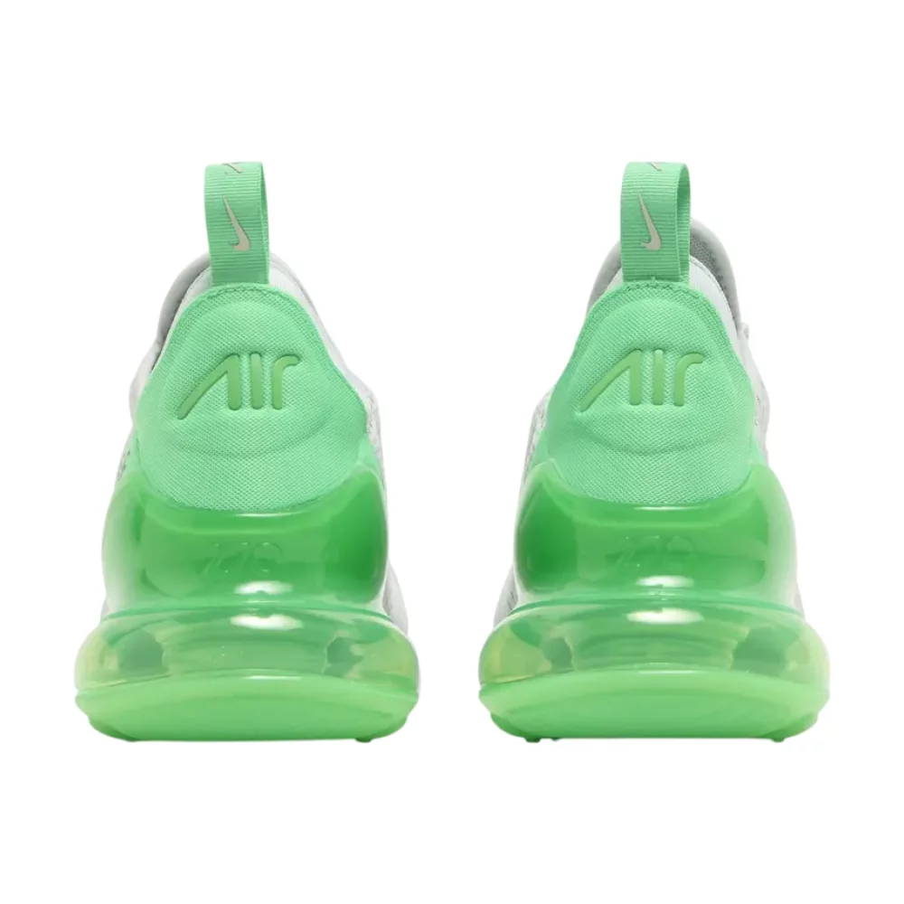 Bota Nike Air Max 270 Light Silver Green Shock