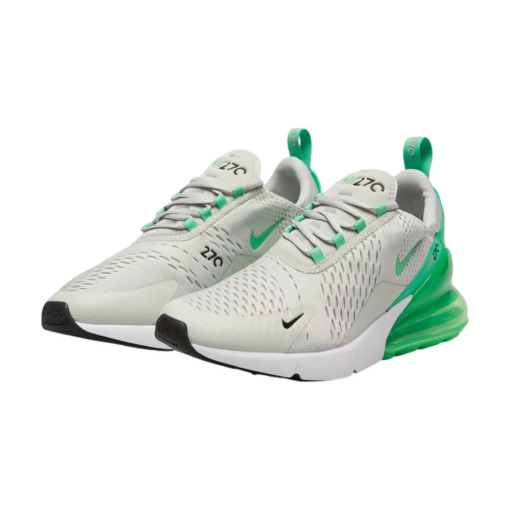 Bota Nike Air Max 270 Light Silver Green Shock