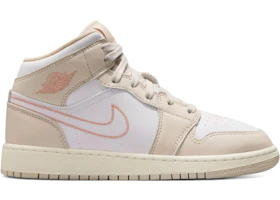 Bota Jordan 1 Mid SE Sand Drift White Madder Root (GS)