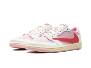 Bota Jordan 1 Retro Low OG SP Travis Scott Sail Tropical Pink