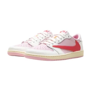 Bota Jordan 1 Retro Low OG SP Travis Scott Sail Tropical Pink