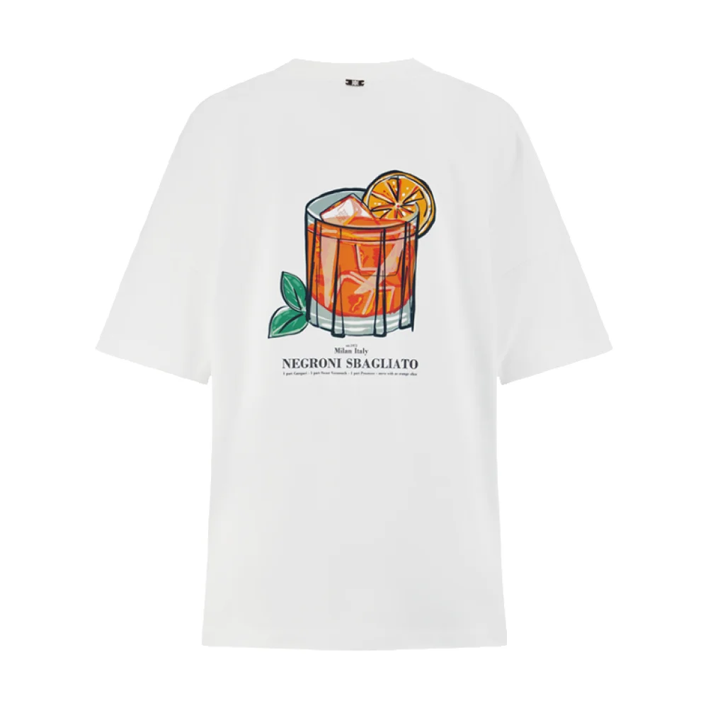Bota T-SHIRT WITH A PRINT ON THE BACK (Negroni)
