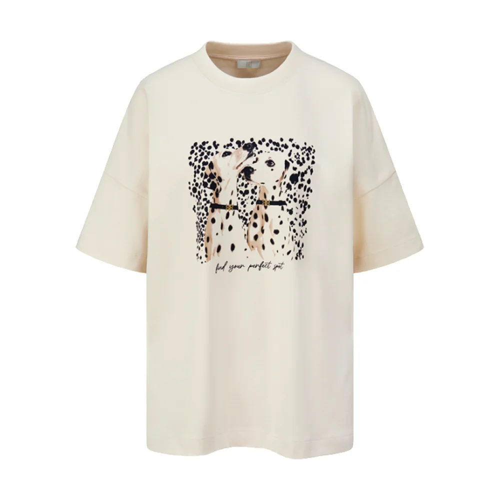 Bota T-SHIRT WITH DALMATIAN PRINT