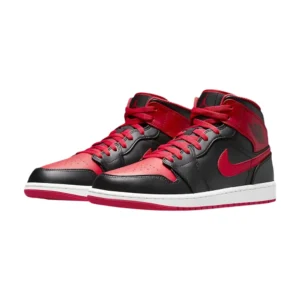Bota Air Jordan 1 Mid Alternate Bred