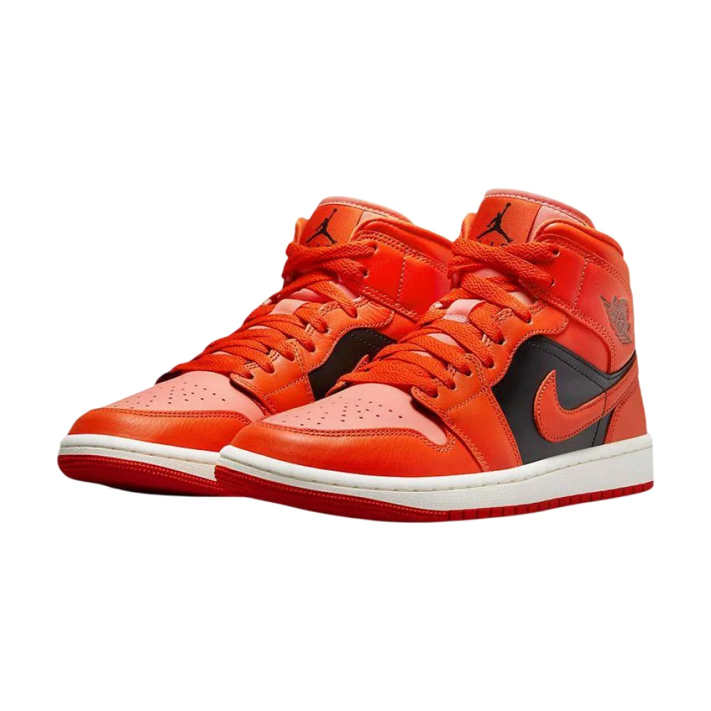 Bota Air Jordan 1 Mid SE Rush Orange