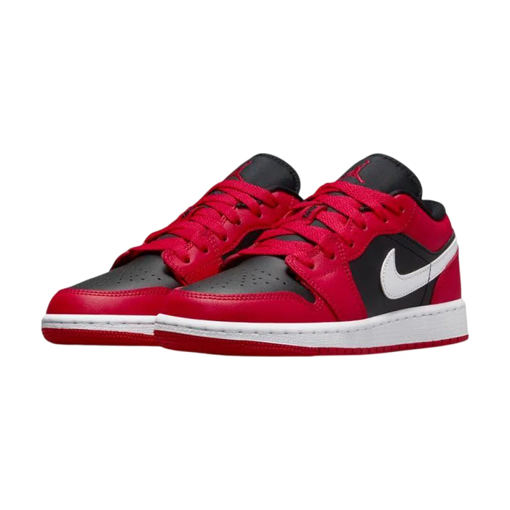 Bota Jordan 1 Low Black Very Berry (GS)