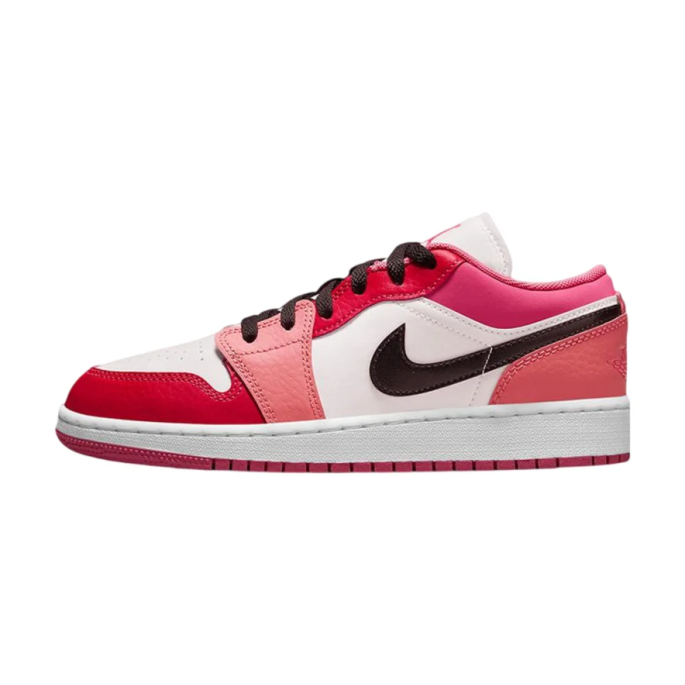 Bota Jordan 1 Low Pink Red (GS)