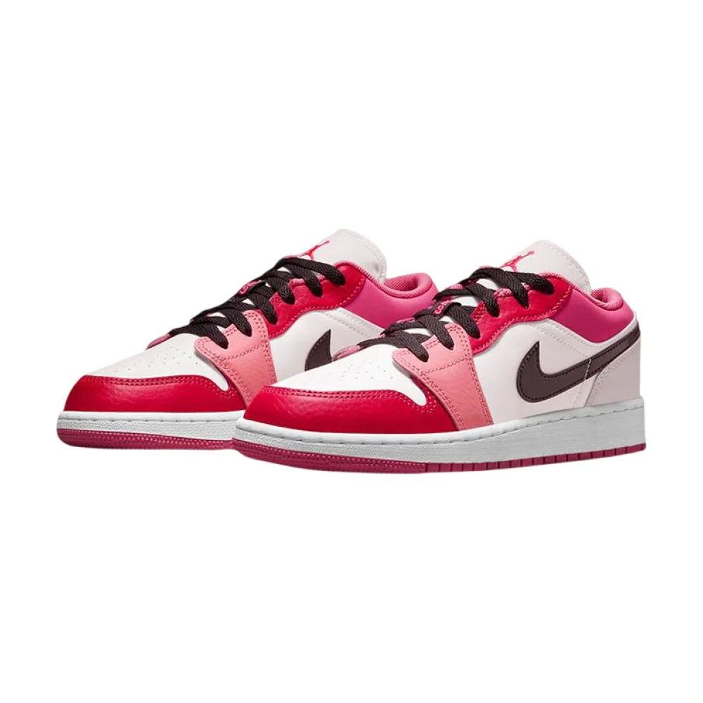 Bota Jordan 1 Low Pink Red (GS)