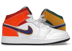 Bota Jordan 1 Mid Alternate Multi-Color (GS)