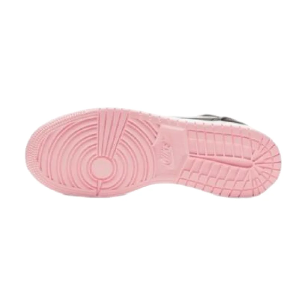 Bota Jordan 1 Mid Arctic Pink Black (GS)