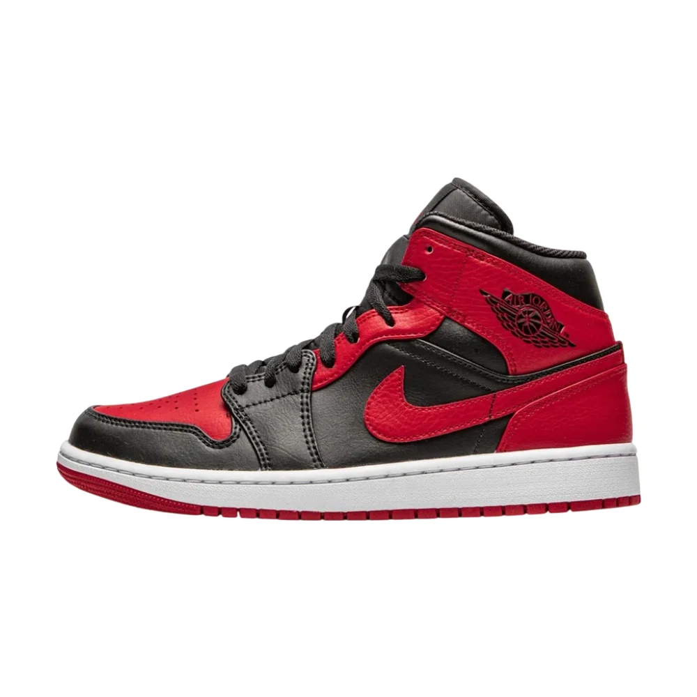 Bota Jordan 1 Mid Banned (2020)
