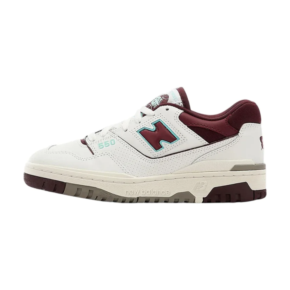 Bota New Balance 550 Burgundy Cyan