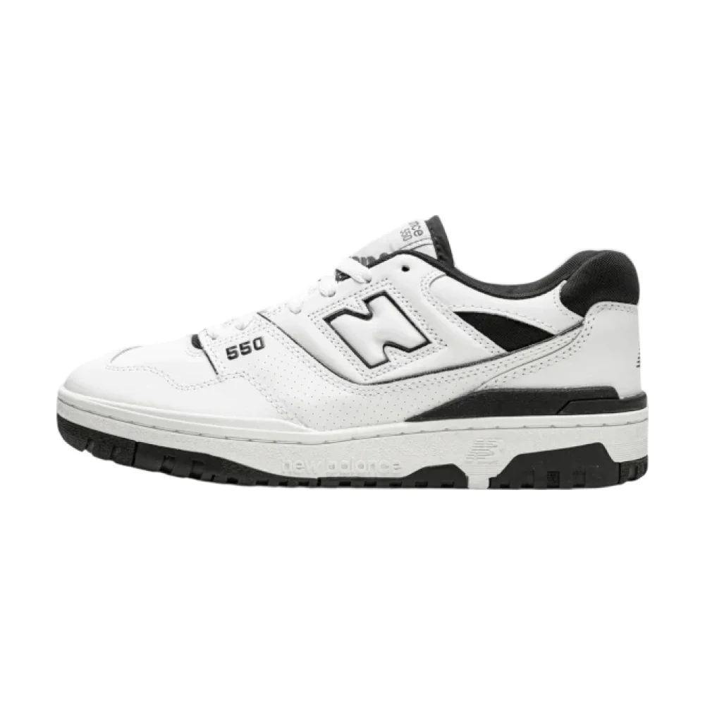 Bota New Balance 550 White Black Rain Cloud — Outlet