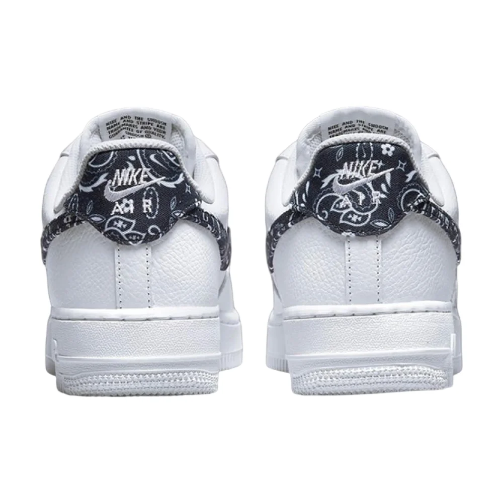 Bota Nike Air Force 1 Low '07 Essential White Black Paisley (Women's)