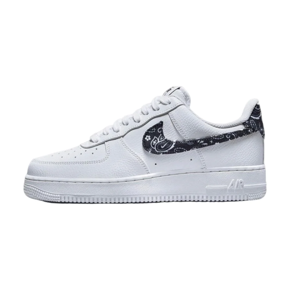 Bota Nike Air Force 1 Low '07 Essential White Black Paisley (Women's)
