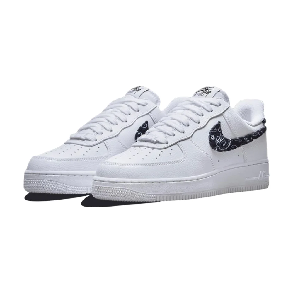 Bota Nike Air Force 1 Low '07 Essential White Black Paisley (Women's)