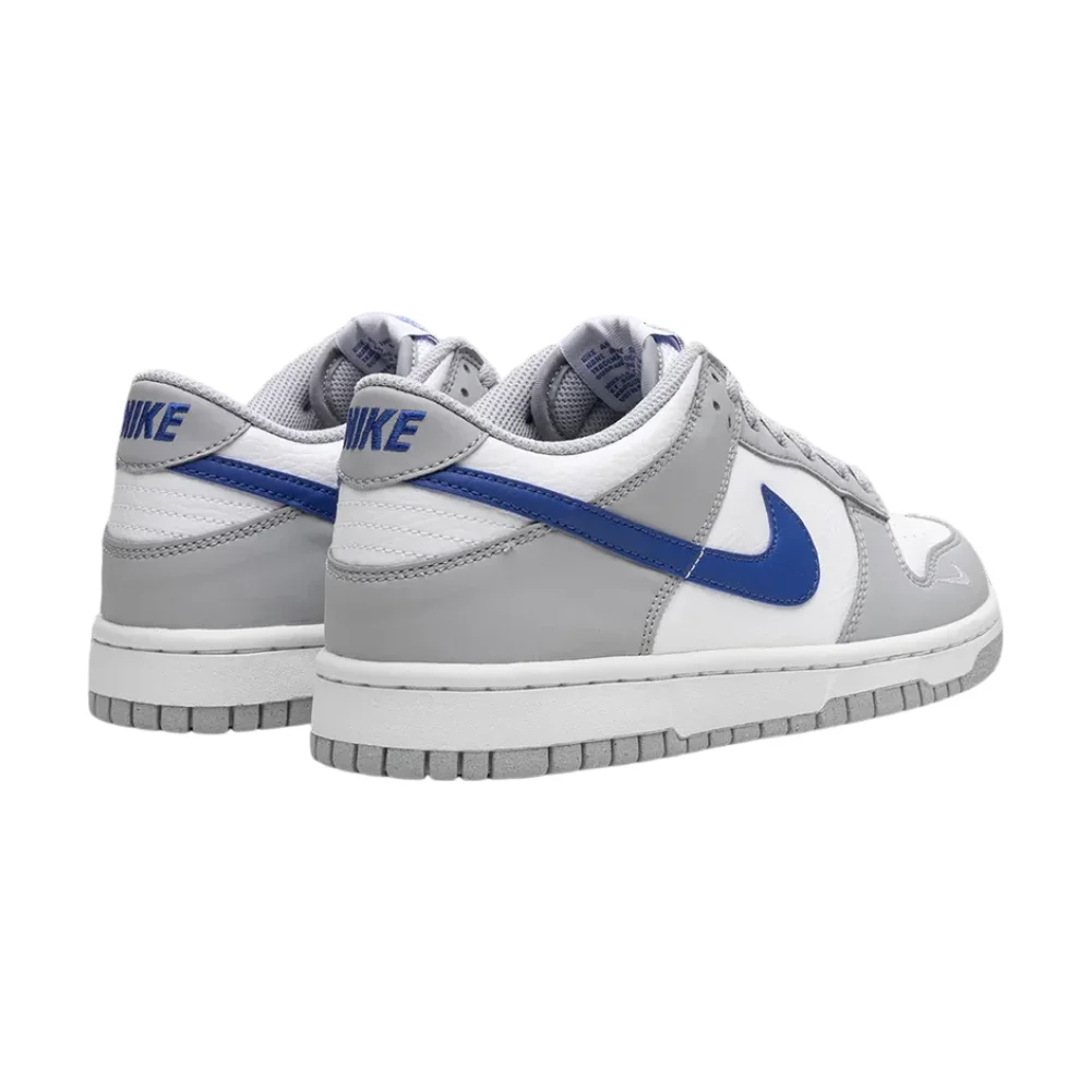 Bota Nike Dunk Low Mini Swoosh Wolf Grey Game Royal (GS)