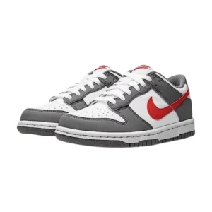 Bota Nike Dunk Low Next Nature Smoke Grey Light Crimson (GS)