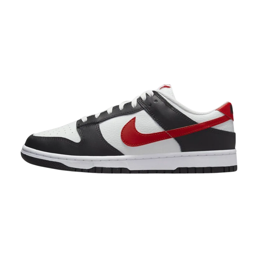 Bota Nike Dunk Low Retro Red Swoosh Panda