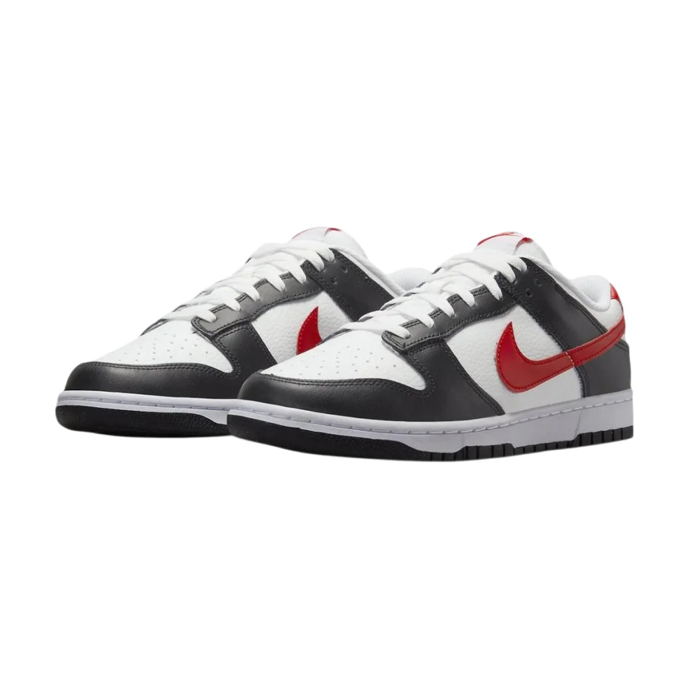 Bota Nike Dunk Low Retro Red Swoosh Panda