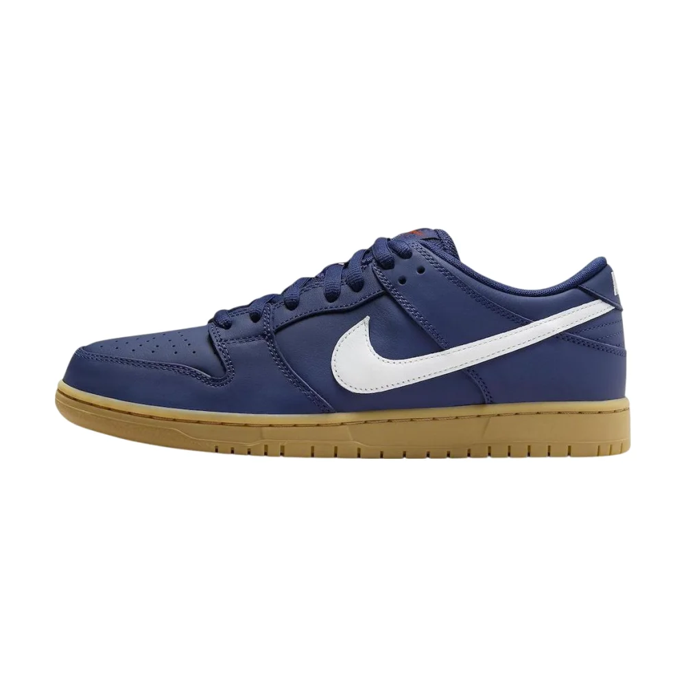 Bota Nike SB Dunk Low Navy Gum
