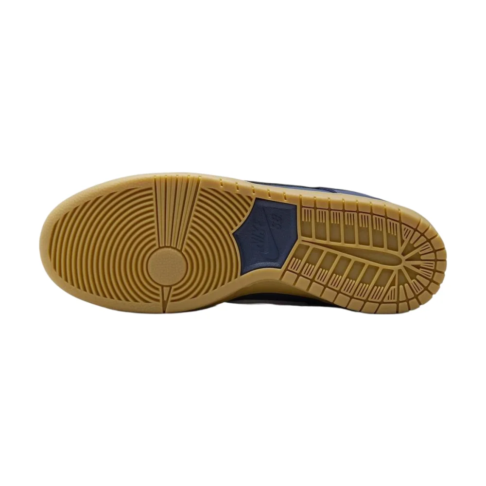 Bota Nike SB Dunk Low Navy Gum