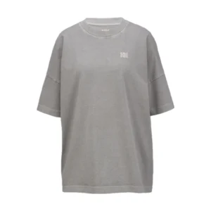 Bota OVERSIZED T-SHIRT MIT BACKPRINT (OTG šedé)