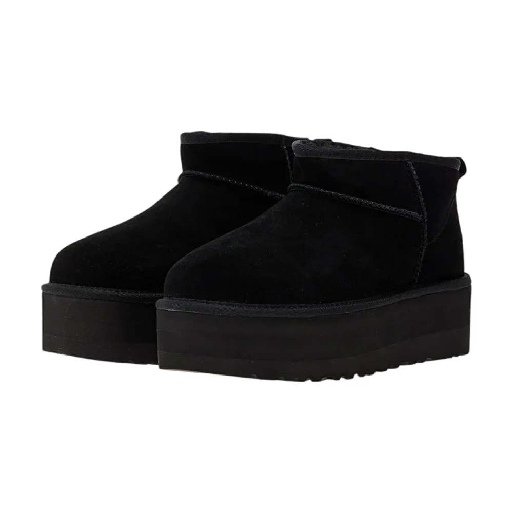 Bota UGG Classic Ultra Mini Platform Boot Black (Women's)